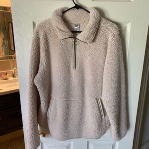 Sherpa quarter Zip sweatshirt